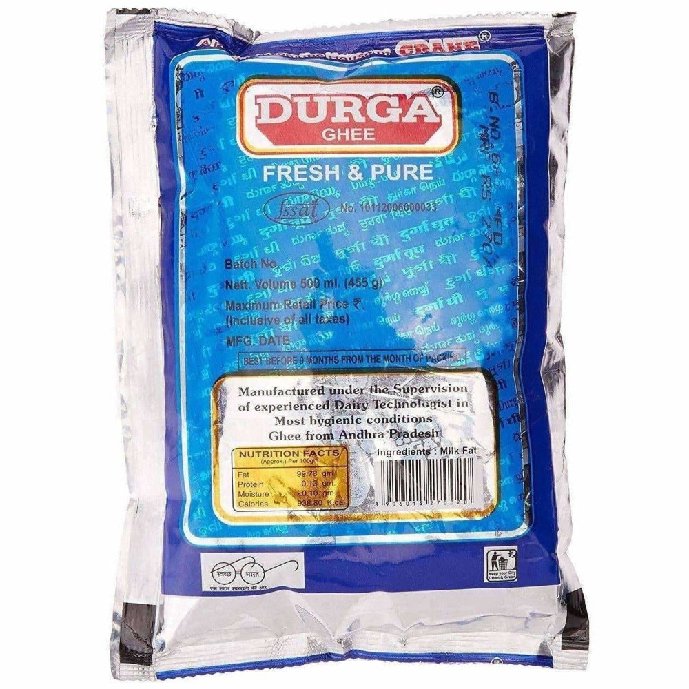 Durga Ghee Pouch | Traditional Ghee | Authentic Ghee | Rich in Nutrients - Swadesiicart