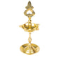 Spillbox Gold Toned Small Kuthu Vilakku Lakshmi Diya Pooja Essentials | Swadesiicart