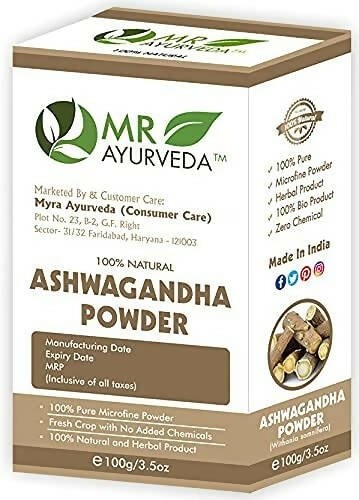 MR Ayurveda Ashwagandha Powder - Swadesiicart