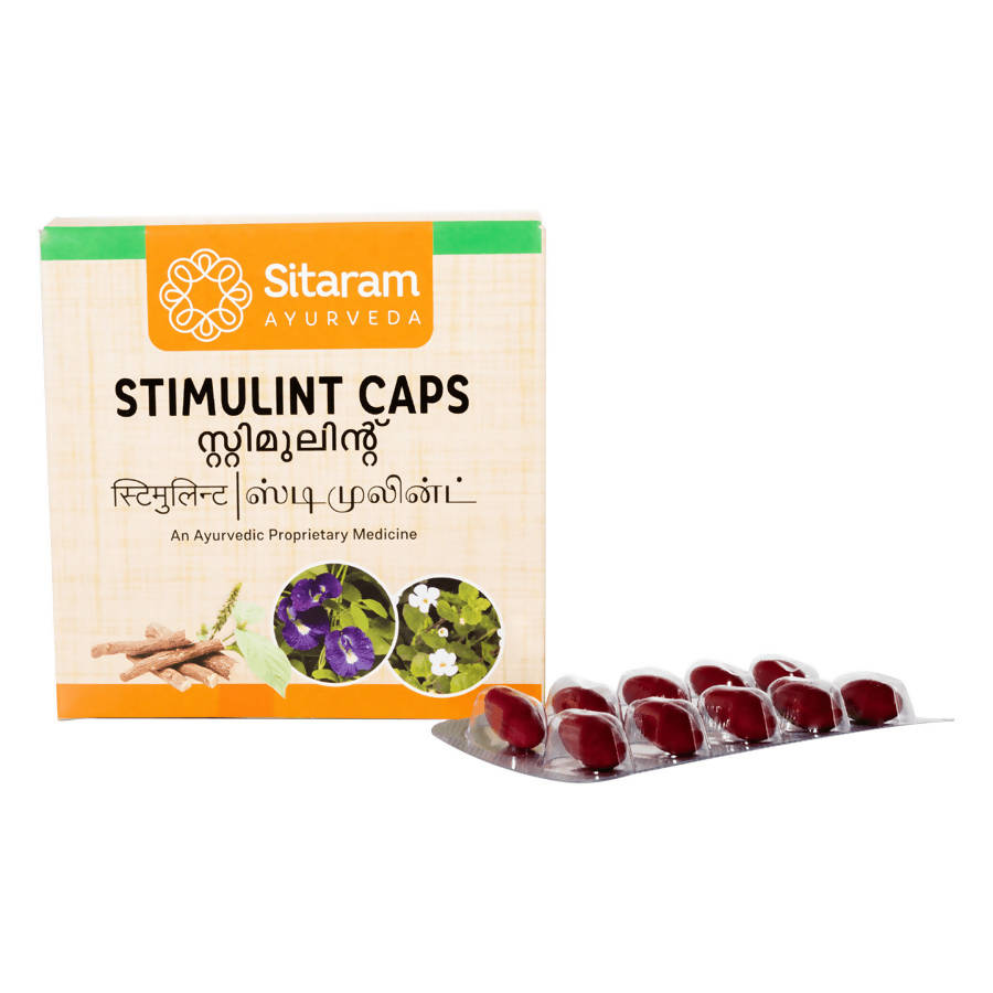 Sitaram Ayurveda Stimulint Capsules | Swadesiicart