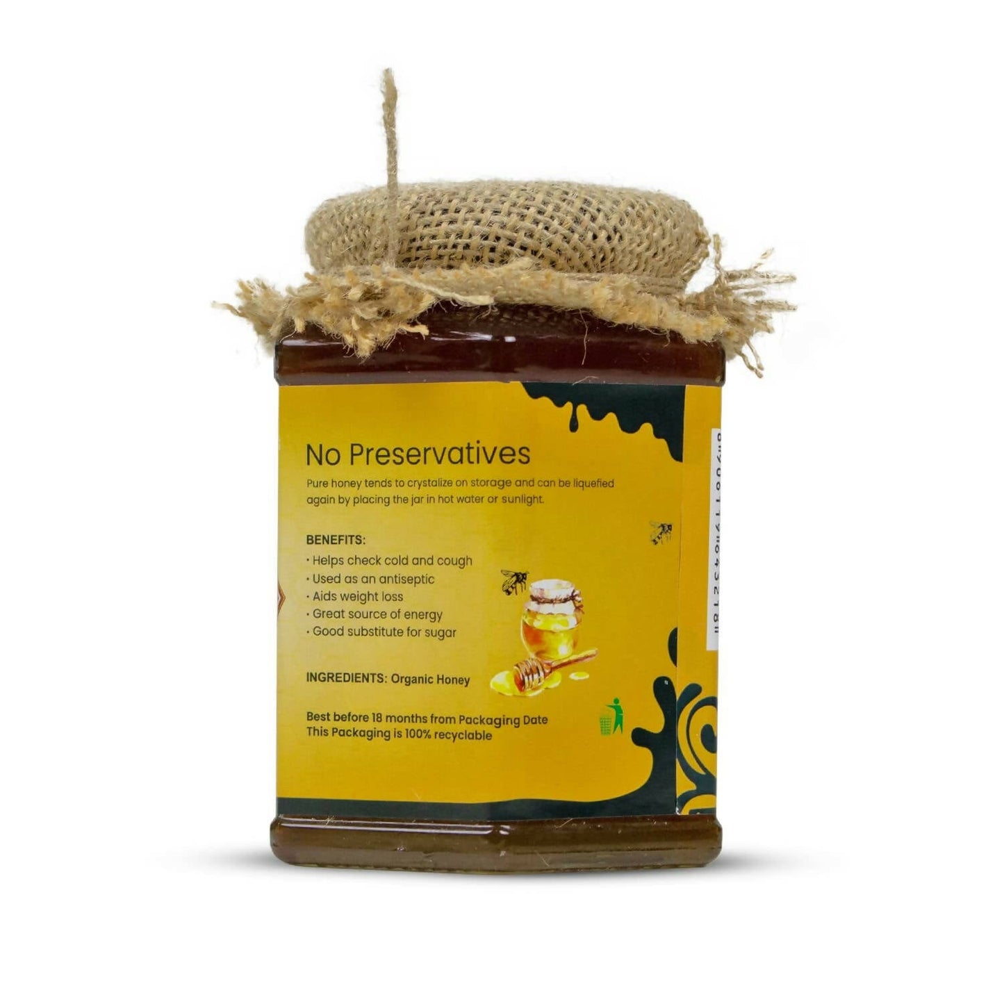 Upaveda Certified Organic Raw Honey - Swadesiicart