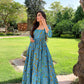 Aayaa Pure Ab Cotton Gown With Heavy Digital Print - Multi Color