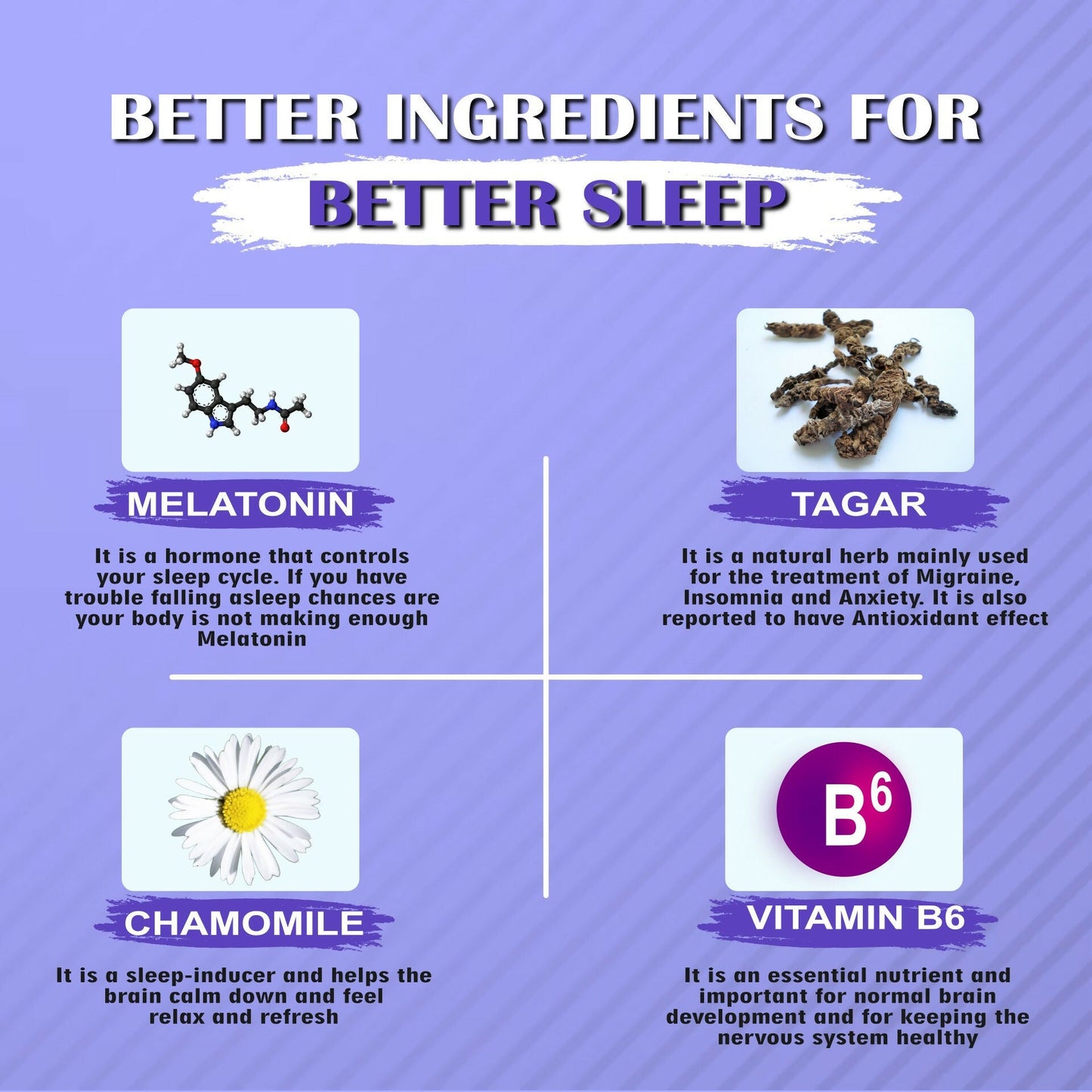 End2End Nutrition Restful Sleep Melatonin Tablets - Swadesiicart