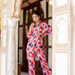 Vaasva Women Multi-colour Muslin Floral Print Shirt & Pant (Co-ords set) - Swadesiicart