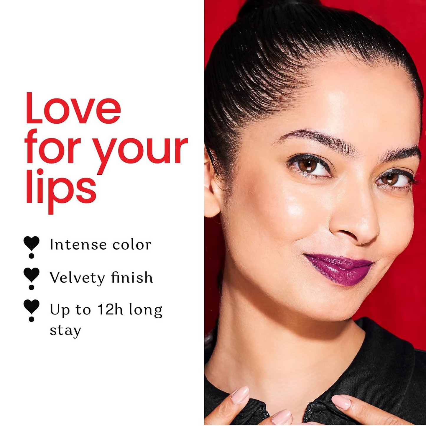 Color Cupid Velvety Intense Color 12-Hour Stay Bullet Lipstick - Rose Bloom - Swadesiicart