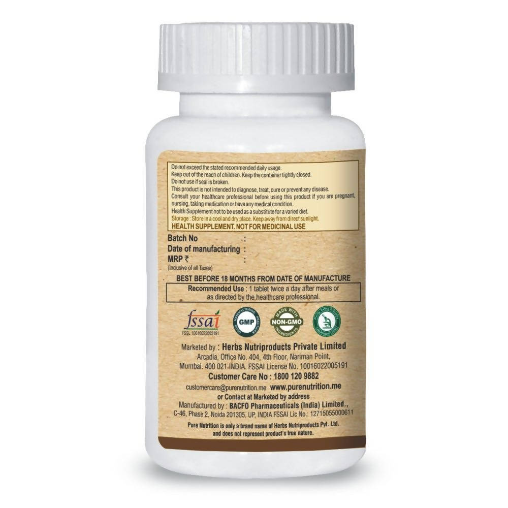 Pure Nutrition Safed Musali Tablets | Swadesiicart