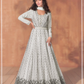 Anaita White Georgette Readymade Anarkali Suit with Sequence Work