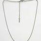 NVR Women's Set of 2 Silver & Gold Rhodium-Plated Minimal Chain | Swadesiicart