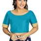 Aastha Fashion Women's Firozi Art Silk Designer Traditional Readymade Blouse