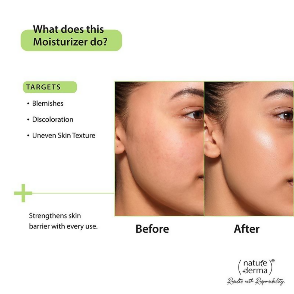Nature Derma 1% Natural Biome-Boost Moisturizer With CICA | Swadesiicart