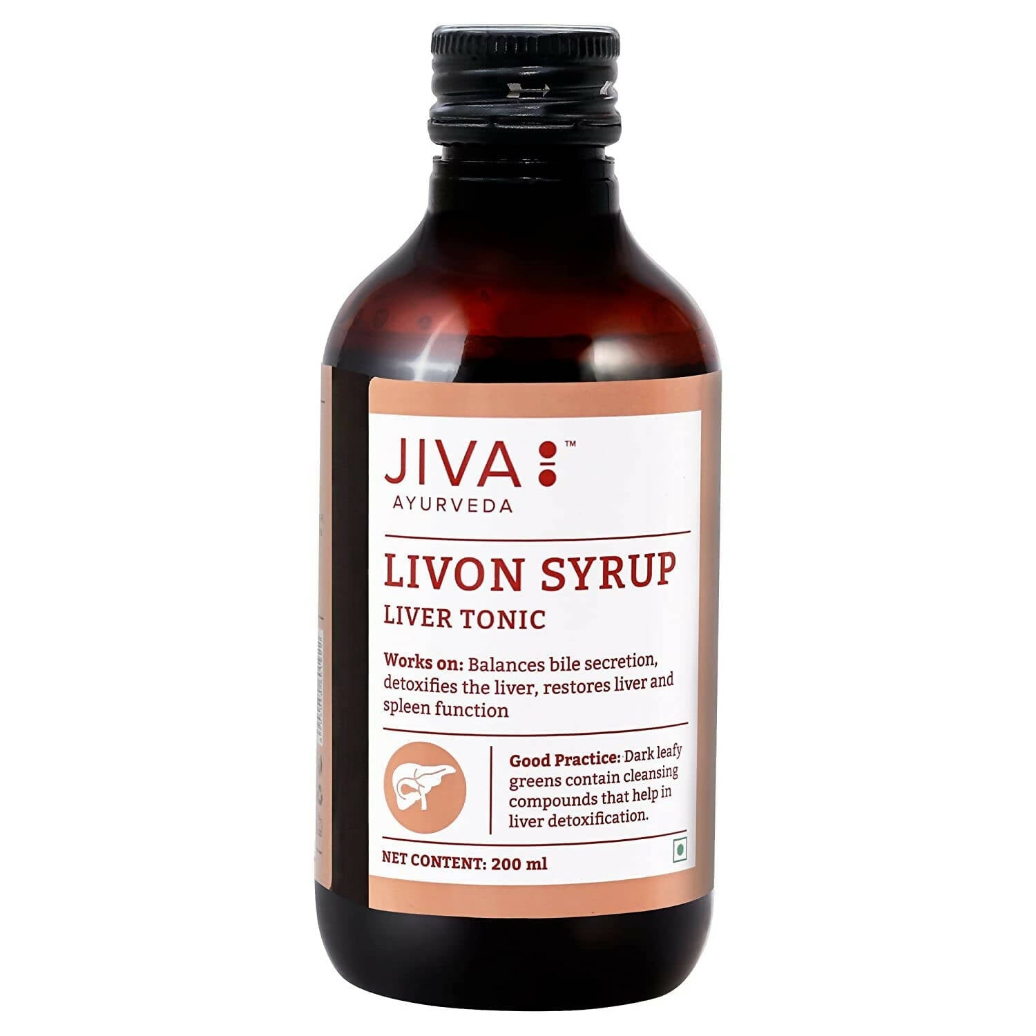 Jiva Ayurveda Livon Syrup | Ayurvedic Liver Tonic for Liver Health & Detoxification - Jiva Ayurvedic