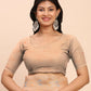 Shree Shyam Fashion Linen Cotton Orange Saree