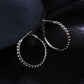 NVR Women Silver Toned Beaded Circular Earrings | Swadesiicart