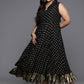 Ahalyaa Women's Traditional wear Ethnic Dress - Black | Swadesiicart