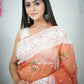 Vamsee Sambhuti Red Organza Saree - Swadesiicart