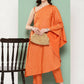 Ahalyaa Women's Traditional Wear Co-ods - Orange