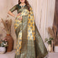 Aastha Fashion Mustard Banarasi Tissue Silk Weaving Saree