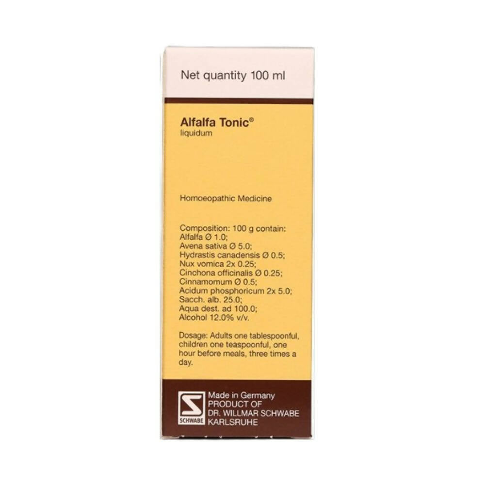 Dr. Willmar Schwabe India Schwabe Germany Alfalfa Tonic | Swadesiicart