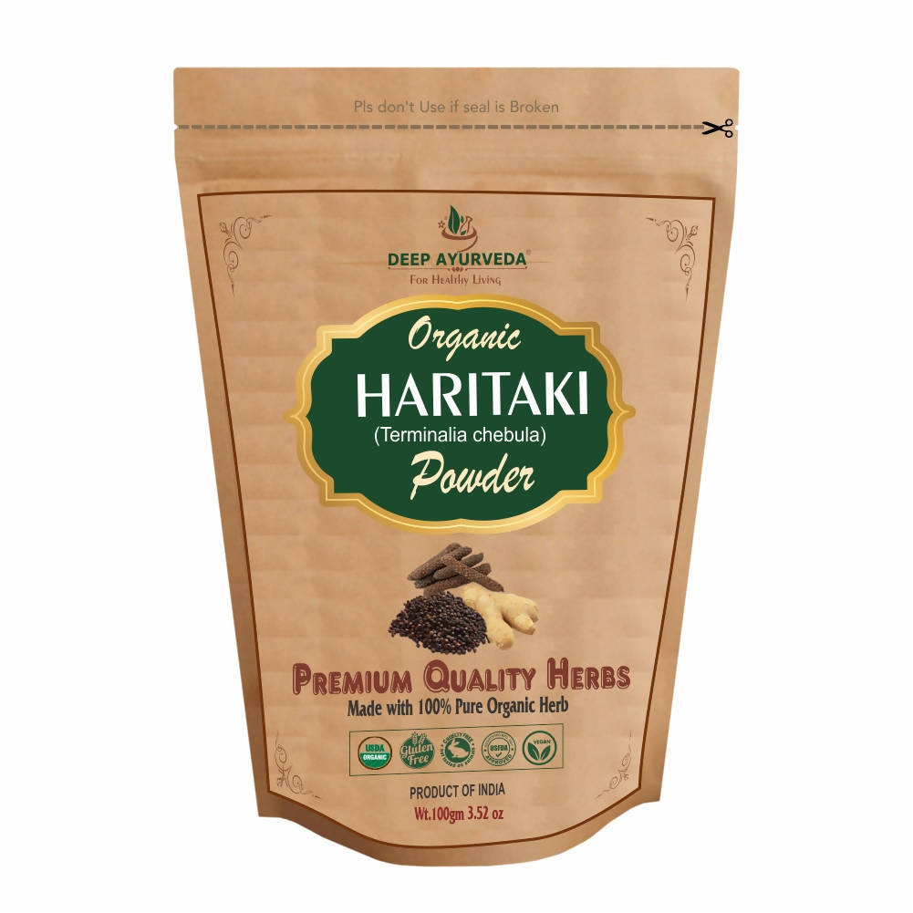 Deep Ayurveda Organic Haritaki Powder - DEEP AYURVEDA