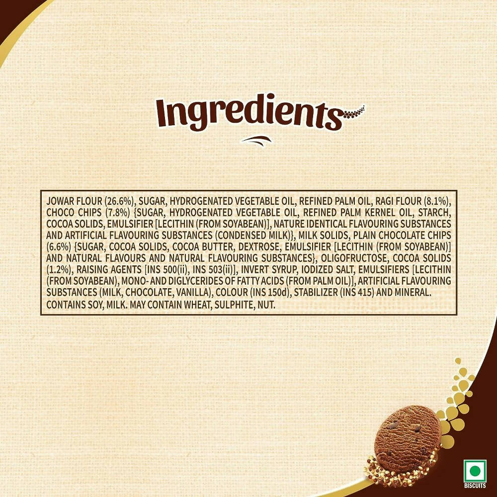 Sunfeast Farmlite Super Millets Chocochip Cookies - Swadesiicart