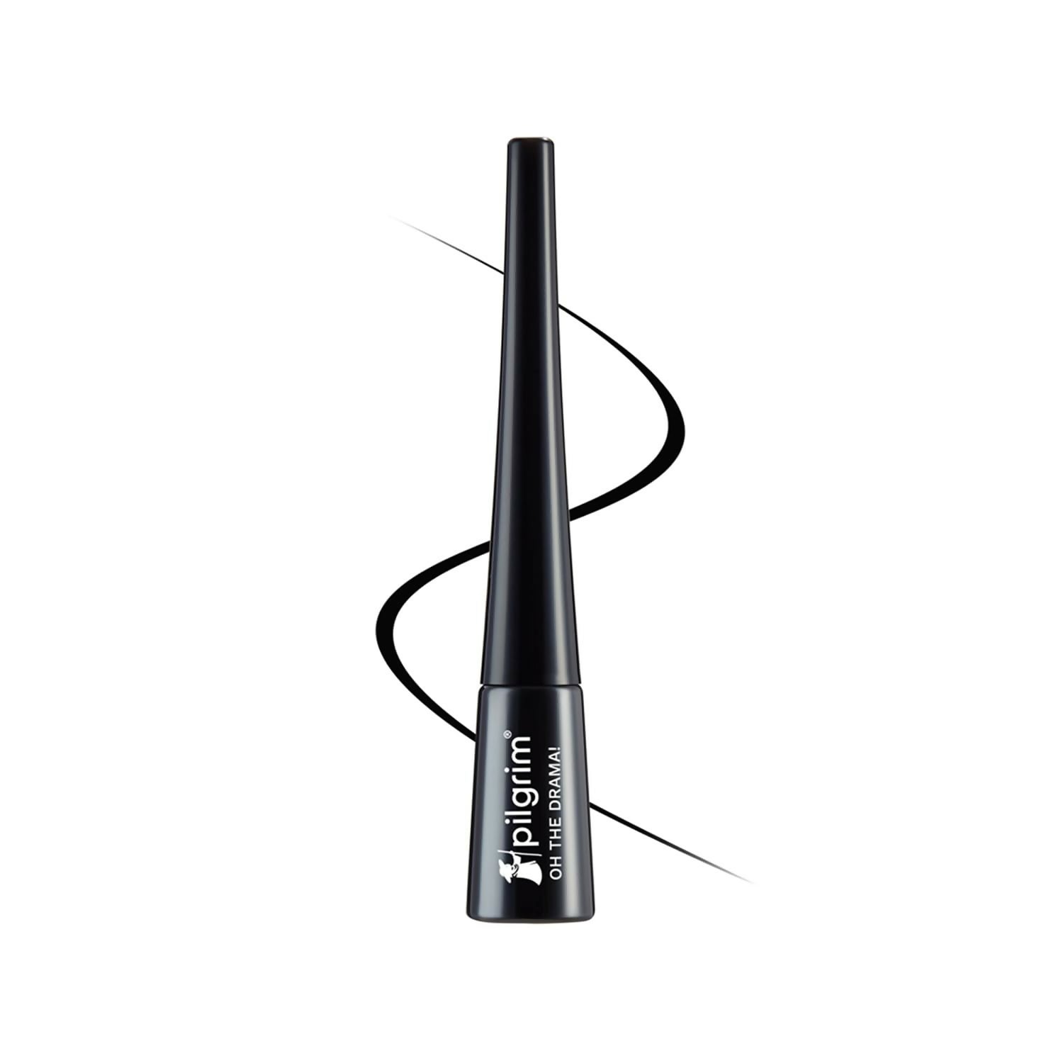 Pilgrim Metallic Eyeliner Black Scandal, Long Lasting & Smudge Proof Enriched With Argan Oil - Pilgrim