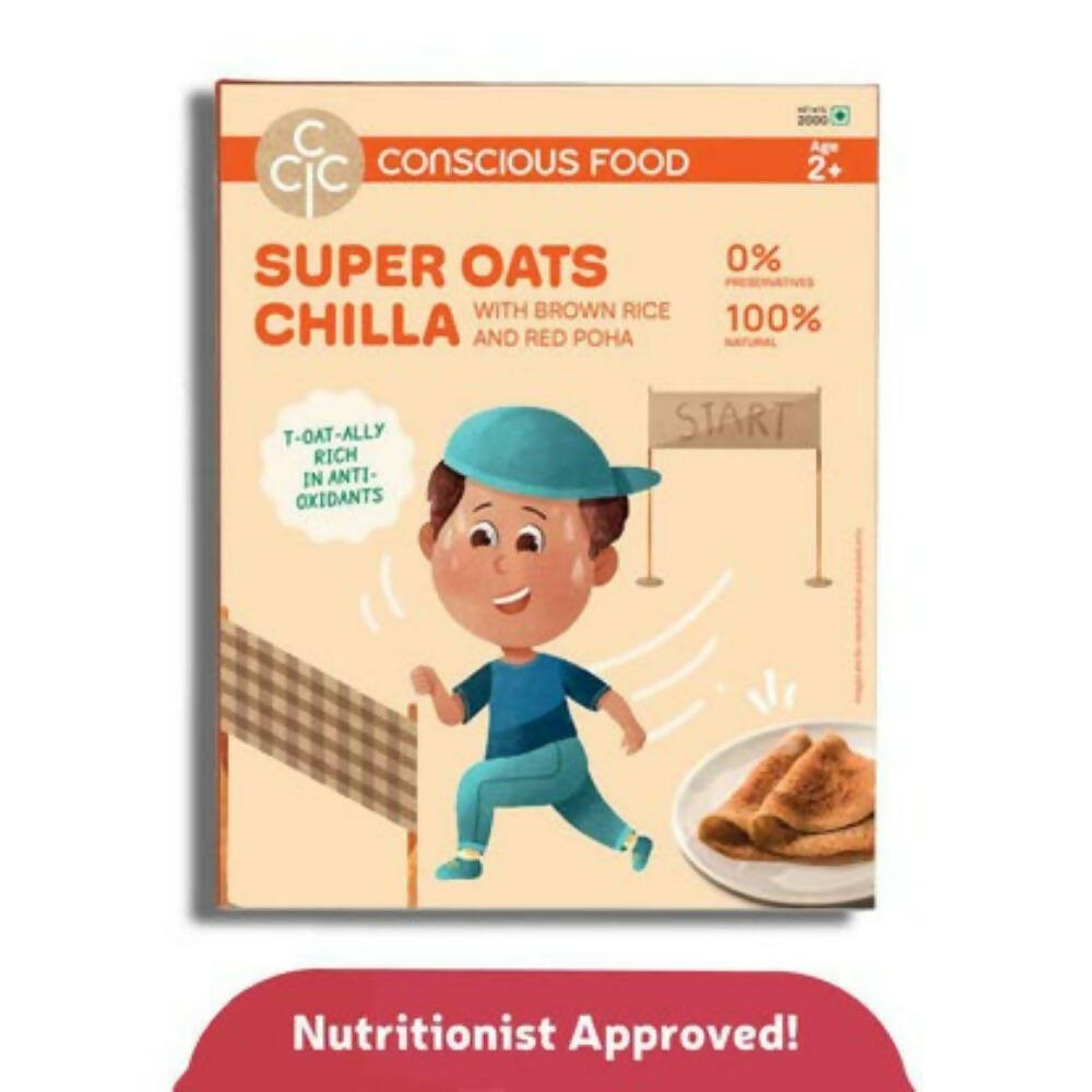 Conscious Food Super Oats Chilla - Swadesiicart