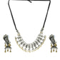 Mominos Fashion Johar Kamal Oxidised Silver-Plated Brass Finish Peacock Choker For Women (Silver/Golden) | Swadesiicart