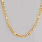 VOJ Gold-Polished Self Designed Biscuit Chain | Swadesiicart