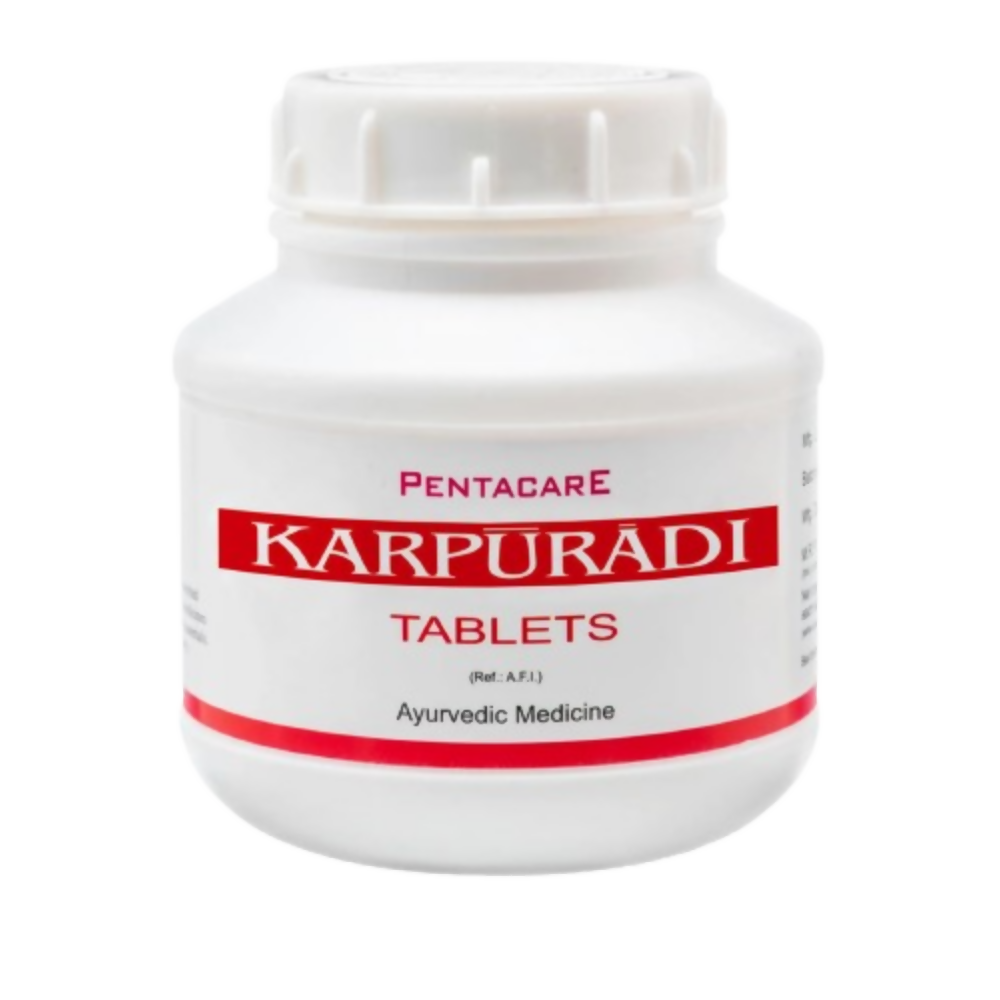 Pentacare Ayurveda Karpuradi Tablets | Swadesiicart