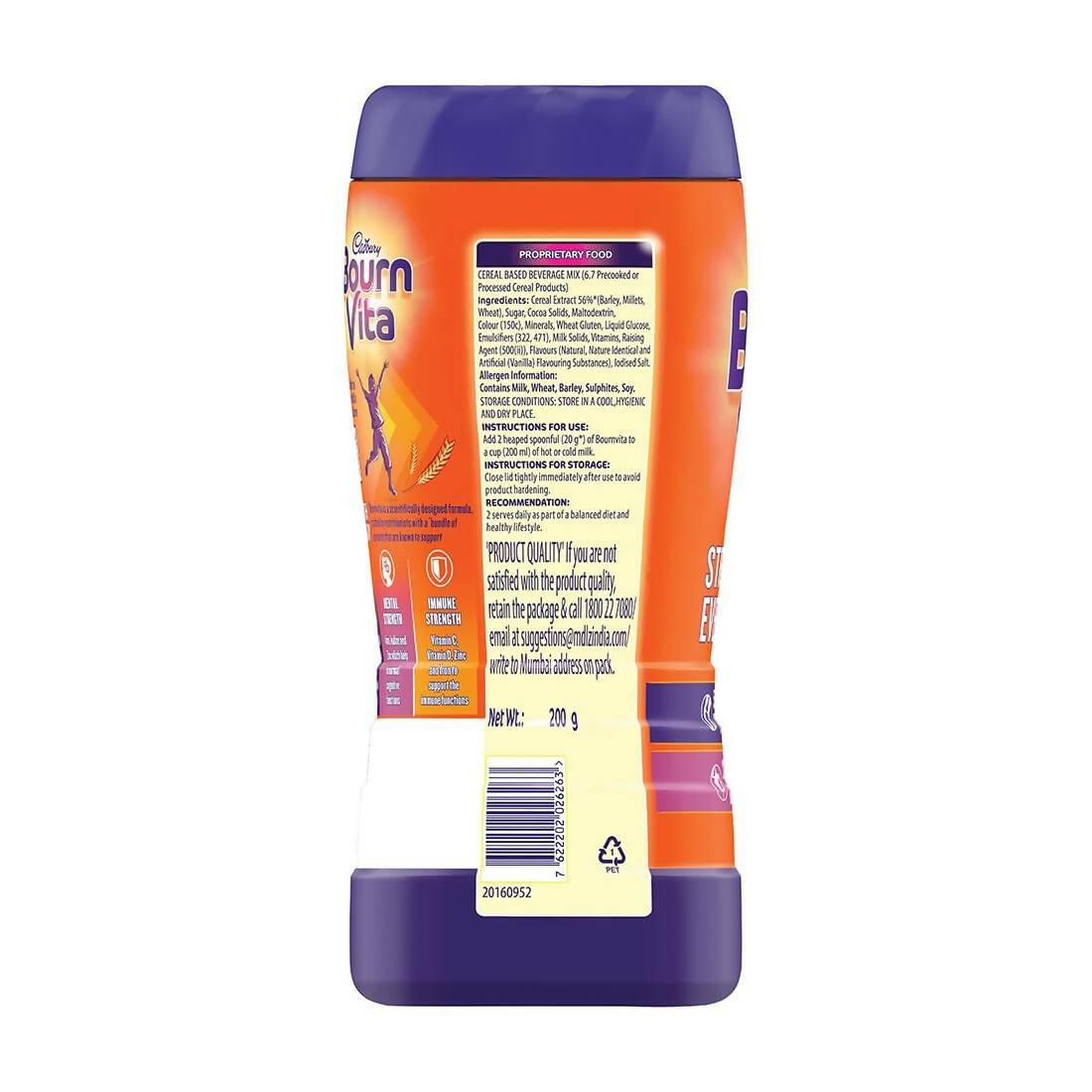 Cadbury Bournvita Chocolate Nutrition Drink - Swadesiicart