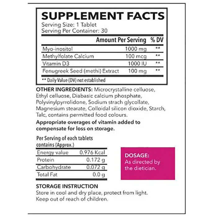 Bioqem Pharma GyNo Cyst Tablets - Swadesiicart