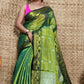 Exclusive Collection Green Beautiful Tissue Benarasi Saree - Swadesiicart