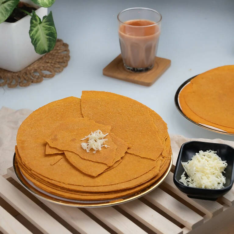 The State Plate Gujarat Cheese Khakhra - Swadesiicart