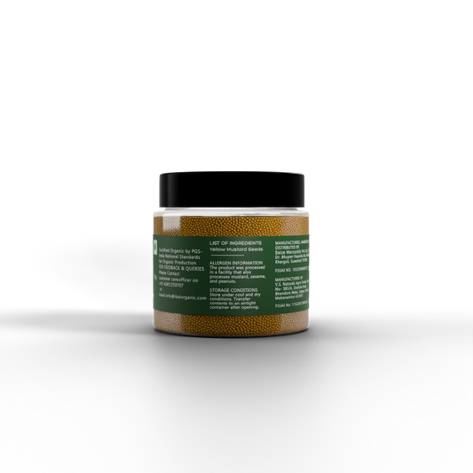 IKAI Organic Yellow Mustard Seeds - Swadesiicart