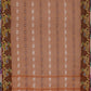 Exclusive Collection 100% Pure Cotton Brown Tant Saree With Hand Weaving Work - Swadesiicart