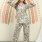 Monjolika Fashion White Color Printed Rayon Designer Co Ord Set - Swadesiicart
