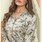 Monjolika Fashion White Color Printed Rayon Designer Co Ord Set - Swadesiicart