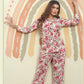 Monjolika Fashion Pink Color Printed Rayon Designer Co Ord Set - Swadesiicart