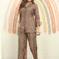 Monjolika Fashion Dark Beige Color Printed Rayon Designer Co Ord Set - Swadesiicart