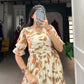 Lorenvalley Chiku Georgette Print Gown | Swadesiicart