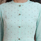 Juniper Women Sky Blue Cotton Solid Flared Dress | Swadesiicart