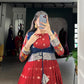 Lorenvalley Fashion Maroon Poly Cotton Kalamkari Print With Zari Weaving Work Border Gown with Koti | Swadesiicart
