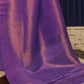 Mitera Purple & Gold-Toned Ethnic Motifs Zari Banarasi Saree | Swadesiicart