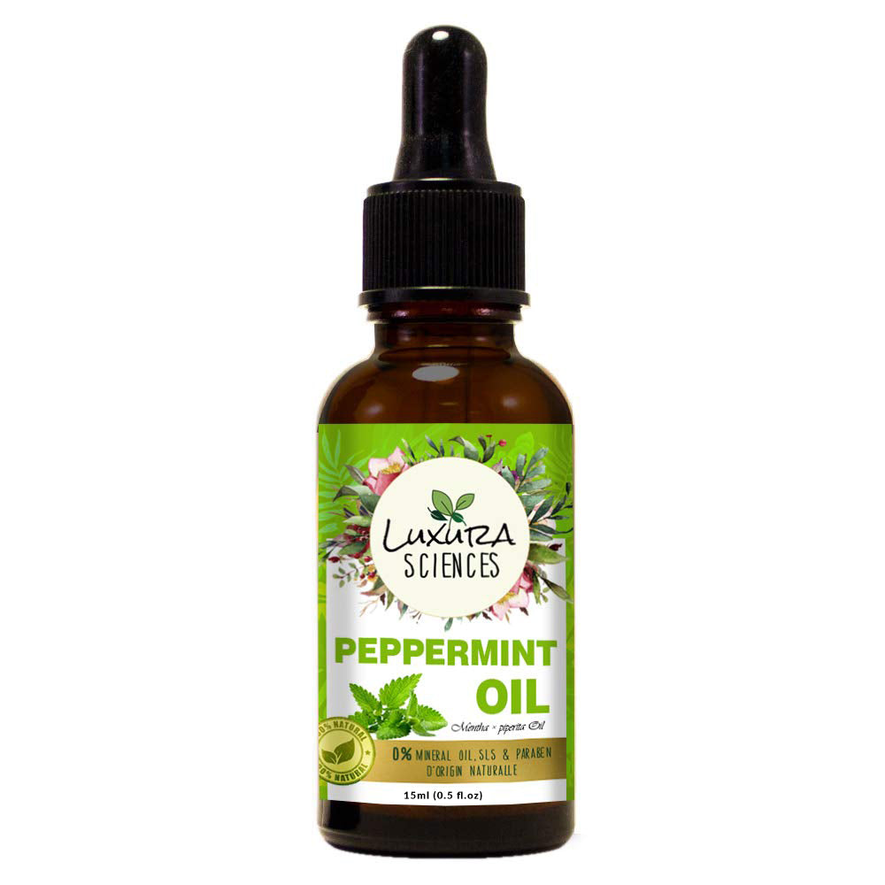 Luxura Sciences Organic Peppermint Essential Oil for Diffuser, Burner - Luxura Sciences - D2C Ecommerce