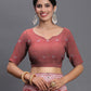 Shree Shyam Fashion Linen Cotton Peach Saree