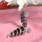 Mominos Fashion Johar Kamal Peacock Design Silver Colour Earrings - Swadesiicart