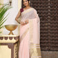 Shree Shyam Fashion Light Pink Cotton Saree