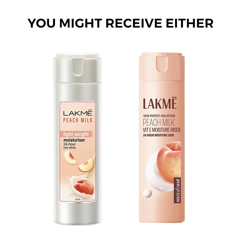 Lakmé Peach Milk Moisturizer Body Lotion - Swadesiicart