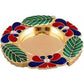Golden - Haldi Kumkum Holder Tilak Thali Golden | Swadesiicart