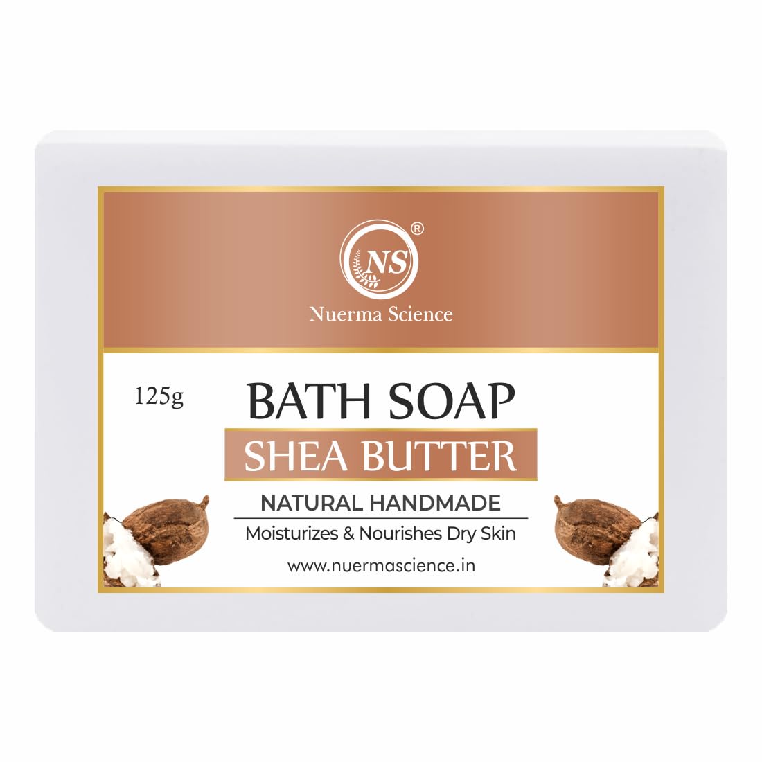 Nuerma Science Shea Butter Bath Soap | Luxurious Hydration & Nourishment | Swadesiicart